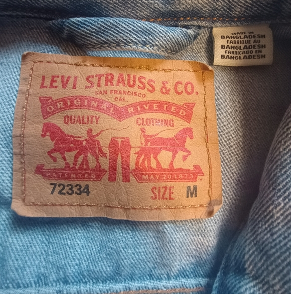 Levi's Strauss & Co Denim Men's Trucker Jacket 72334 100% Cotton Size:M - Picture 9 of 13